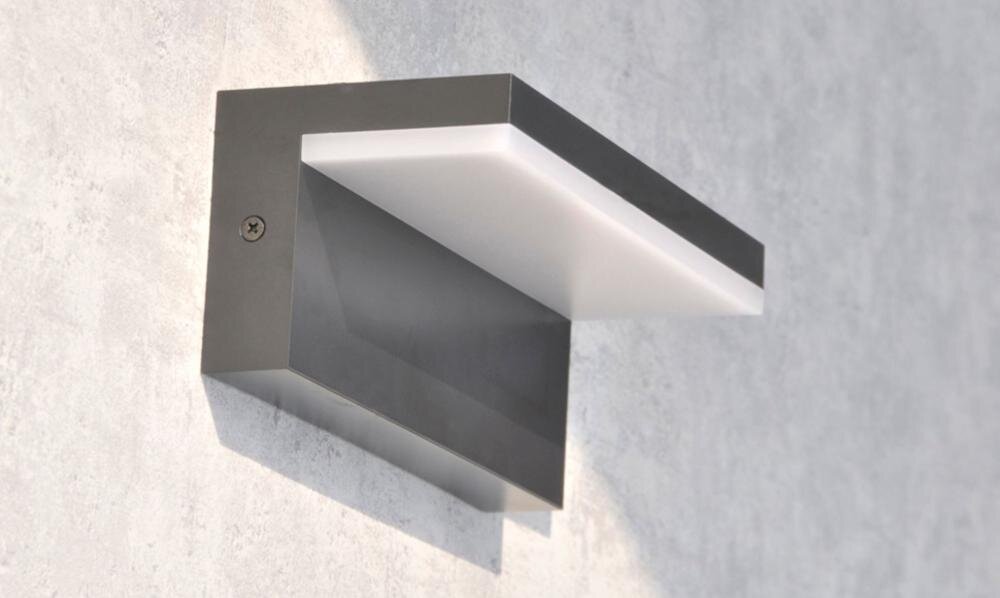 GOLDLUX Tesa Q 324047 kinkiet led źródło światło lampa elewacja aluminium tworzywo sztuczne urok styl źródło LED moc barwa biała naturalna szeroki kąt świecenie doświetlenie norma szczelność odporność warunki atmosferyczne