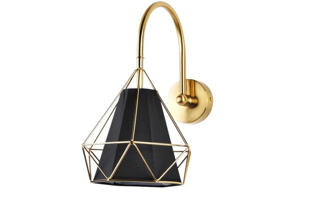GOLDLUX Hira 318541 kinkiet metal drewno podstawa abażur urok styl klosz światło żarówka intensywność barwa światło