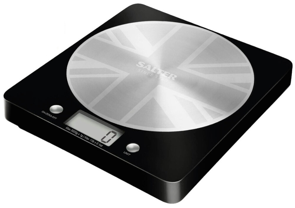 Waga kuchenna SALTER 1036 UJBKDRCEU1 Union Jack doważanie zerowanie funkcja