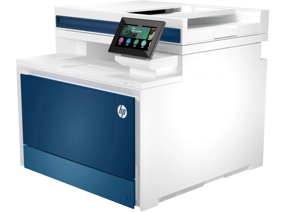Urządzenie wielofunkcyjne HP Color LaserJet Pro 4302dw Druk w kolorze, Automatyczny druk dwustronny, Wi-Fi, Bluetooth urządzenie na białym tle pod kątem drukowanie rozdzielczość szybkość duplex