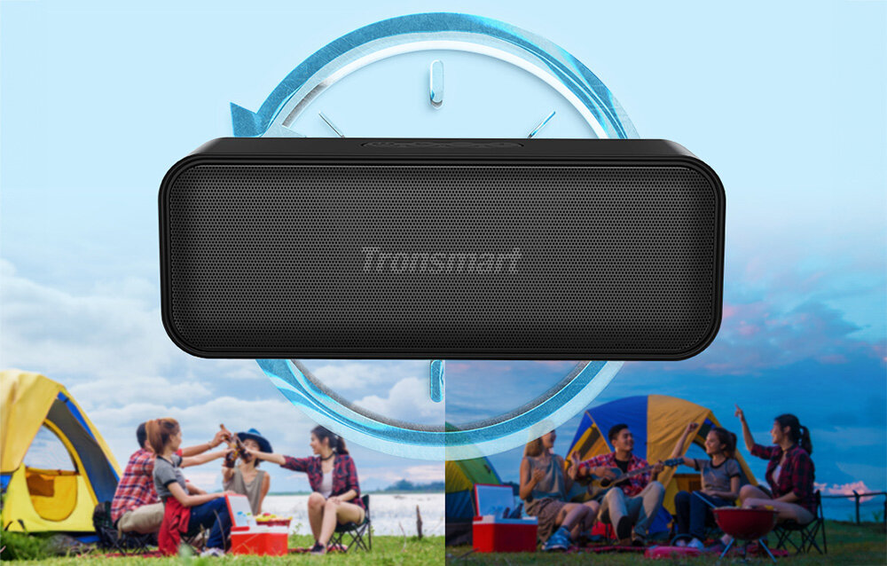 Głośnik mobilny TRONSMART T2 Mini 2023 Czarny czas pracy akumulator kabel ładowanie
