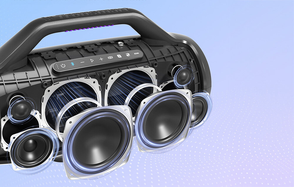 Głośnik mobilny TRONSMART Halo 200 Czarny soundpulse bluetooth moc algorytm