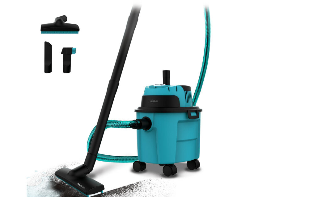 Odkurzacz warsztatowy CECOTEC Conga Rockstar Wet & Dry Compact zestaw