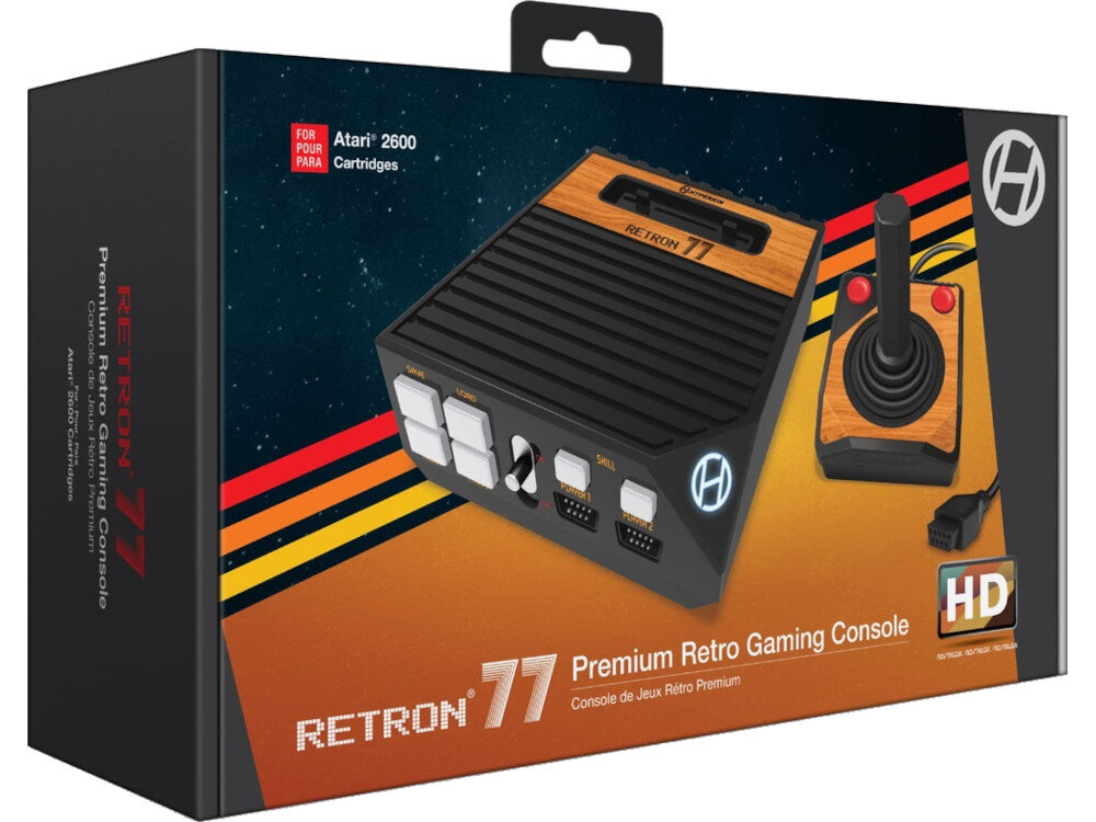 Konsola HYPERKIN RetroN 77 HD Czarno-pomarańczowy kompatybilność przeznaczenie gry