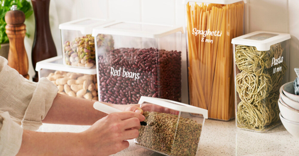 Pojemnik plastikowy GASTROMAX Dry Food 0.8 L Przezroczysto-biały. opis glowny ogolny