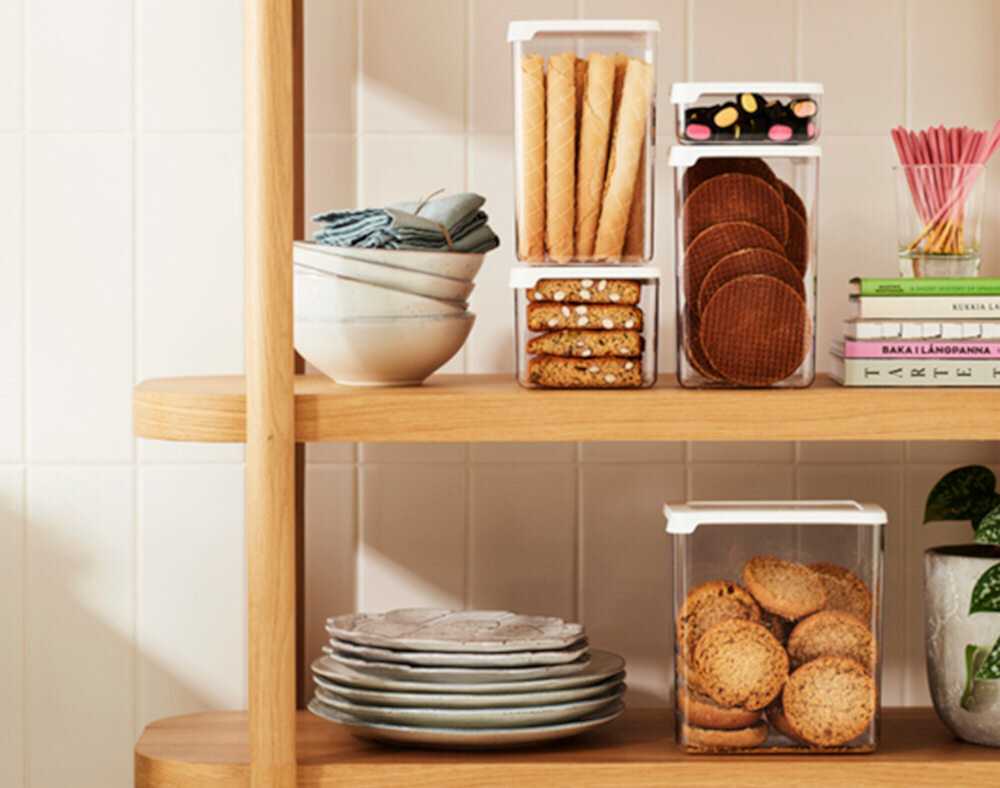 Pojemnik plastikowy GASTROMAX Dry Food 1,6 L Przezroczysto-biały. wygodny pojemnik zamkniecie 