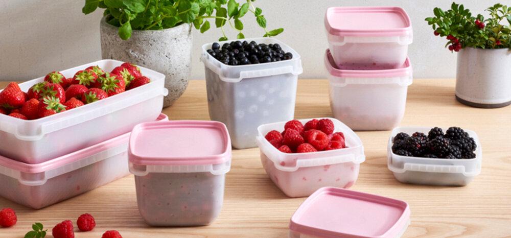 Zestaw pojemników na żywność GASTROMAX Freezer 5 szt. opis glowny ogolny