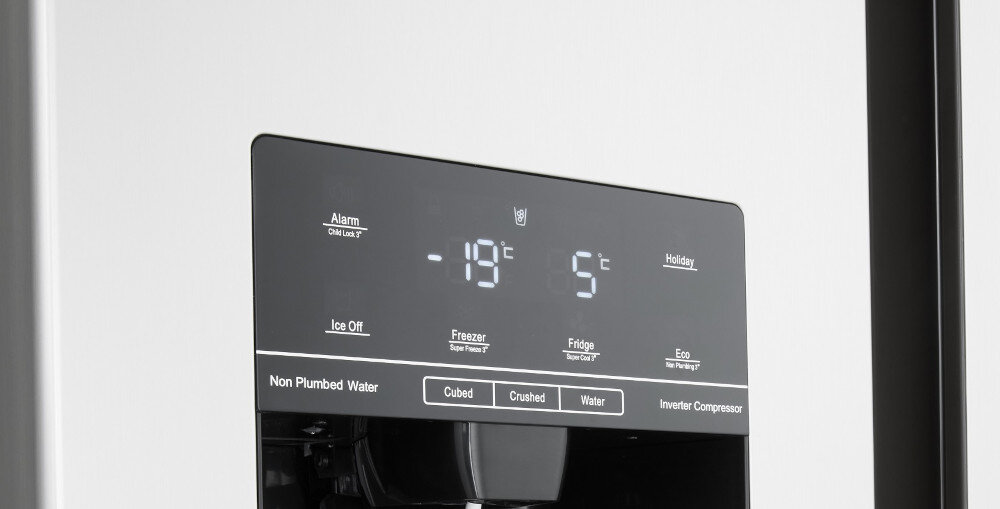 LODÓWKA LG GSM32HSBEH MULTI DOOR 179CM CZARNY MAT PODAJNIK WODY panel sterowanie dotyk funkcje temperatura ustawienia