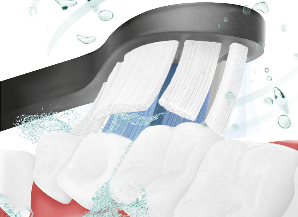 Szczoteczka soniczna SMILESECRET IX Biały skuteczniejsze bardziej komfortowe mycie zębów wibrację włosie poruszające się w idealnym tempie bez uszkodzeń szkliwa inny sposób na czyste zęby  