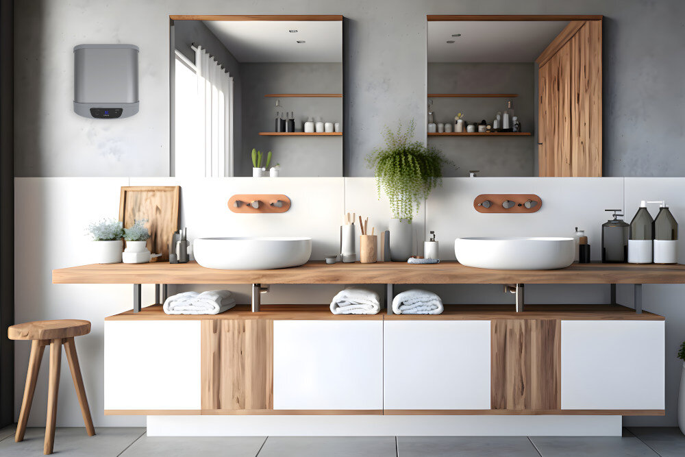 Bojler elektryczny FINLUX F-WH35D15WH 35 l optymalna pojemnosc 35 l komfort wygoda