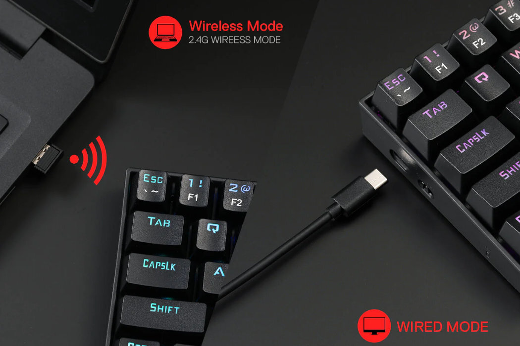 Klawiatura REDRAGON Deimos K599-KRS RGB wytrzymałość modowanie szybkość wymiana garczy rgb wyposażenie
