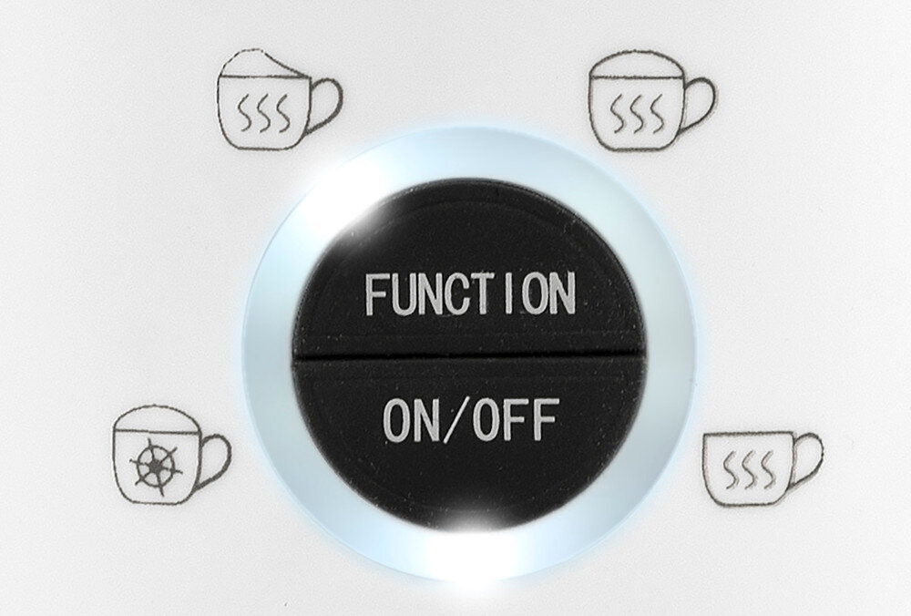 Spieniacz G3Ferrari G10173 Szybkie przygotowanie napojów W kilka minut do 300 ml mleka na śniadanie lub popołudniową kawę  podgrzewanie, jak i ubijanie z mleka pełnego, sojowego czy migdałowego