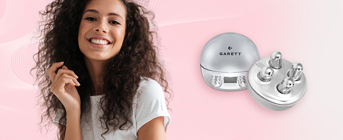 Masażer GARETT BEAUTY Pretty Face Srebrny tryby grzanie temperatura