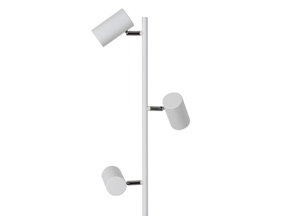 Lampa podłogowa KANLUX Evalo Fl 35787 Biały bialy kolor solidna konstrukcja ze stopu aluminium trwala stabilna efektowny element dekoracyjny praktyczne zrodlo swiatla