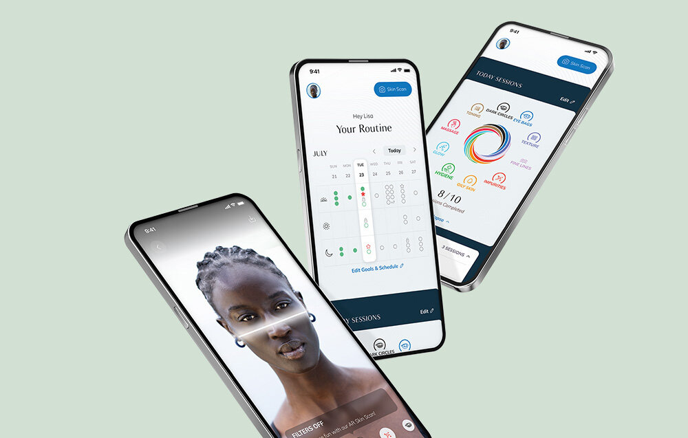 Urządzenie do mikroprądowego liftingu twarzy GESKE HK000014PI01 6w1 Różowy Geske German Beauty Tech (dostępna w App Store i Google Play)