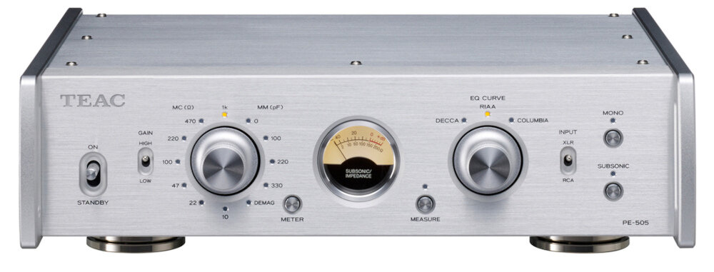 Przedwzmacniacz gramofonowy TEAC PE-505 - obwód wyrównujący