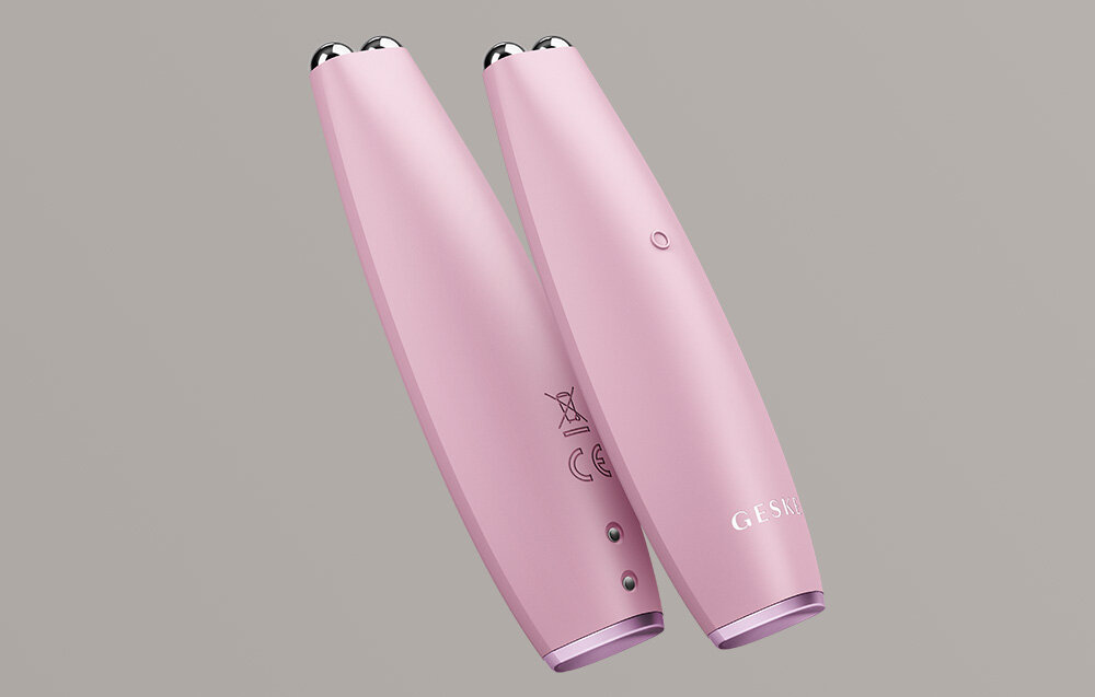 Urządzenie do mikroprądowego liftingu twarzy GESKE GK000013PK01 6w1 Różowy młodzieńczy blask gładkość i jędrność 65 mięśni twarzy, wzmacniając jej kontur i niwelując drobne zmarszczki