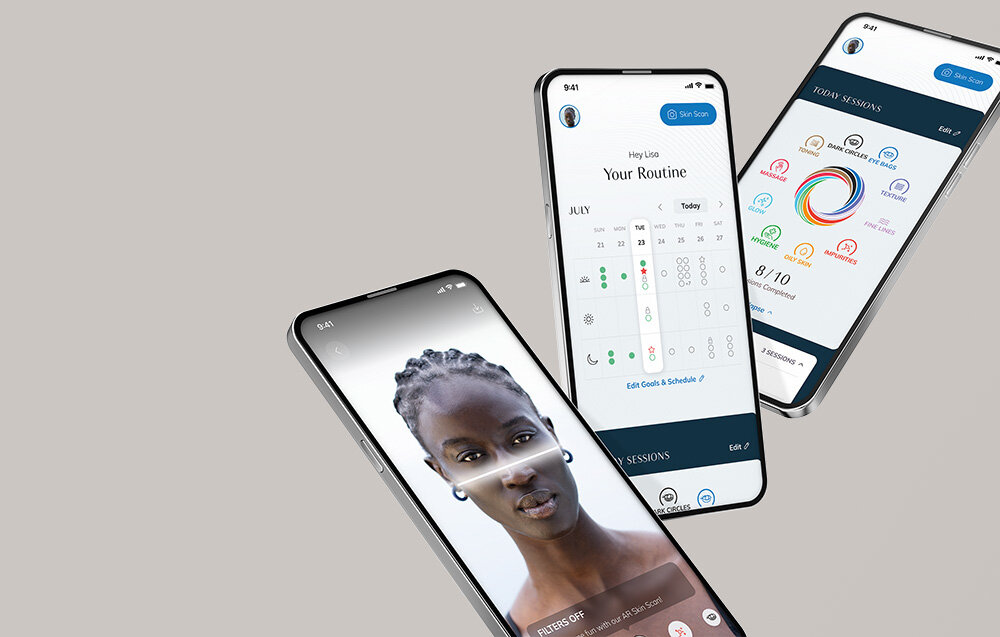 Urządzenie do mikroprądowego liftingu twarzy GESKE GK000013PK01 6w1 Różowy Geske German Beauty Tech (dostępna w App Store i Google Play)
