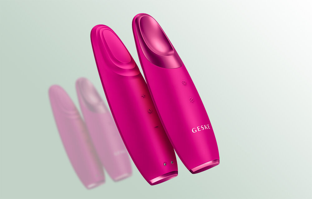 Masażer do oczu GESKE Cool & Warm 6w1 GK000003MG01 odporny na wodę na poziomie IPX7 magnetyczne ładowanie