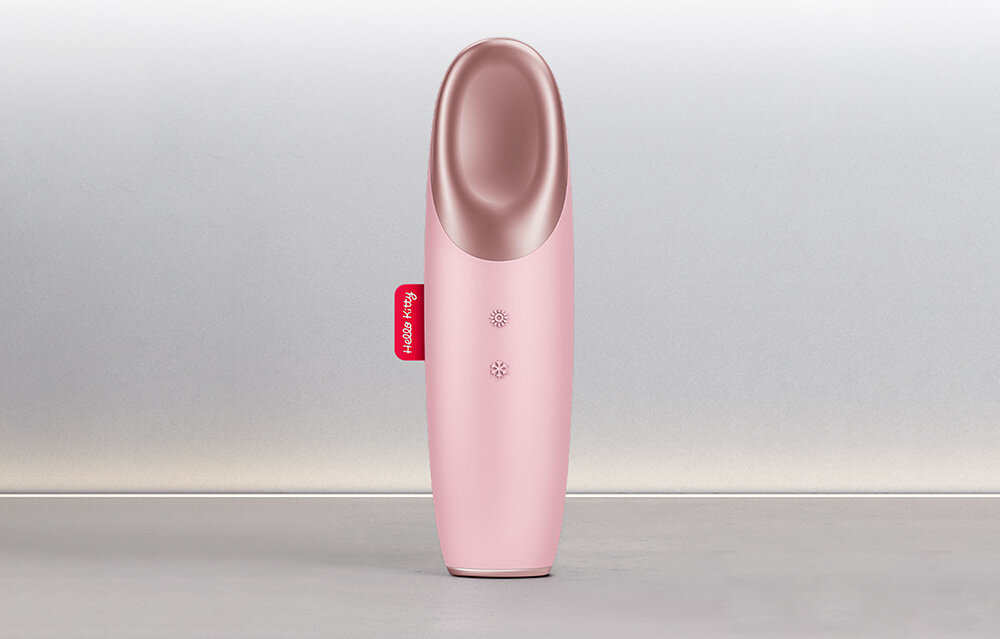 Masażer do oczu GESKE Cool & Warm 6w1 HK000004PI01 Ulga dla oczu kilka trybów pracy i jest przeznaczony do każdego rodzaju cery