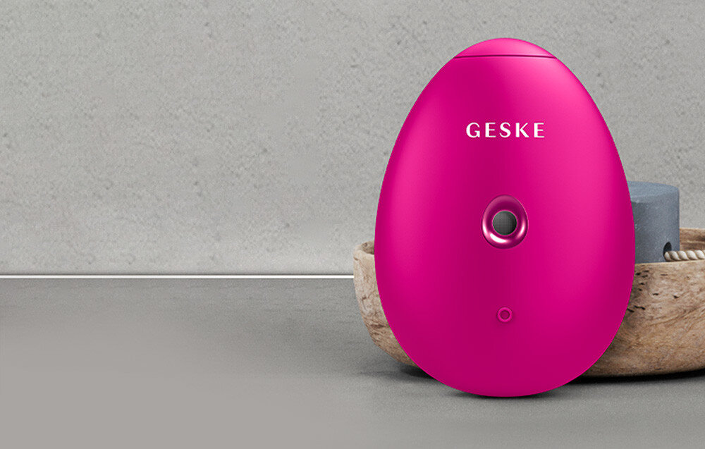 Nawlizacz do twarzy 4w1 Geske z Aplikacja (magenta) orzezwienie funkcja Redness and Dry Skin Reducer