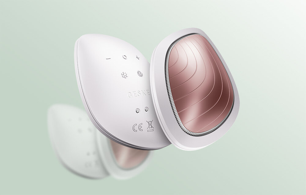 Masażer GESKE Sonic Warm & Cool Mask 9in1 rezultaty bez wychodzenia z domu Cryo Deep Cooling Revitalizing, Youthful Glow Massage czy SmartSonic Pulsation