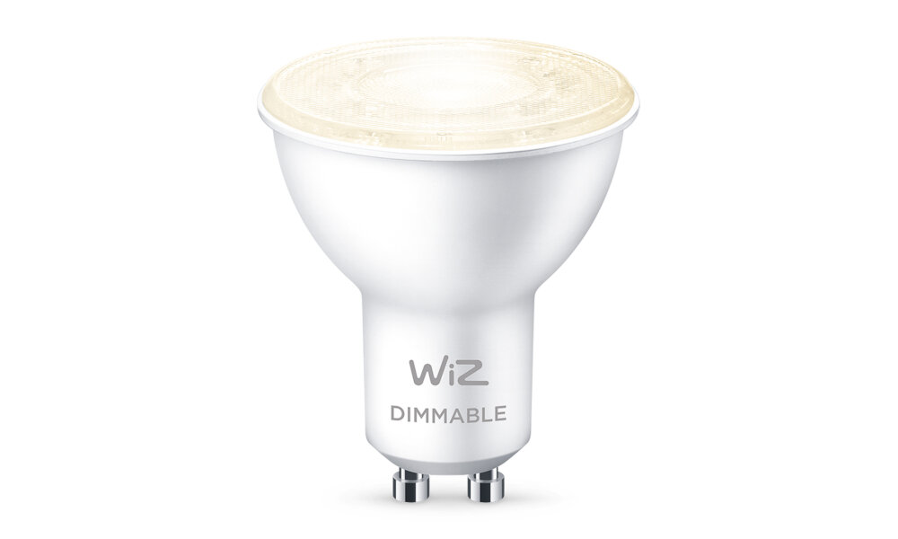 Inteligentna żarówka LED WIZ 929002448102 4.7W GU10 WiFi aplikacja mobilna w systemie Android i iOS polecenie głosowe integracja z systemami IFTTT Amazon Alexa Google Home Apple Siri dostosowanie wszystkich ustawień