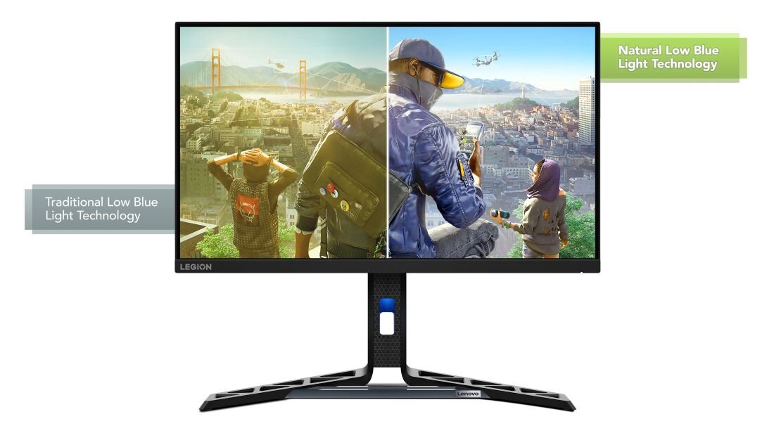 Монітор LENOVO Legion R27q-30 – природне слабке синє світло   
