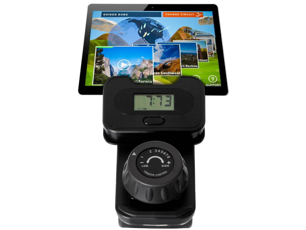 Stepper HAMMER Cross Stepper uchwyt na tablet dedykowane aplikacje HAMMER WORKOUTS fitness BitGym KINOMAP