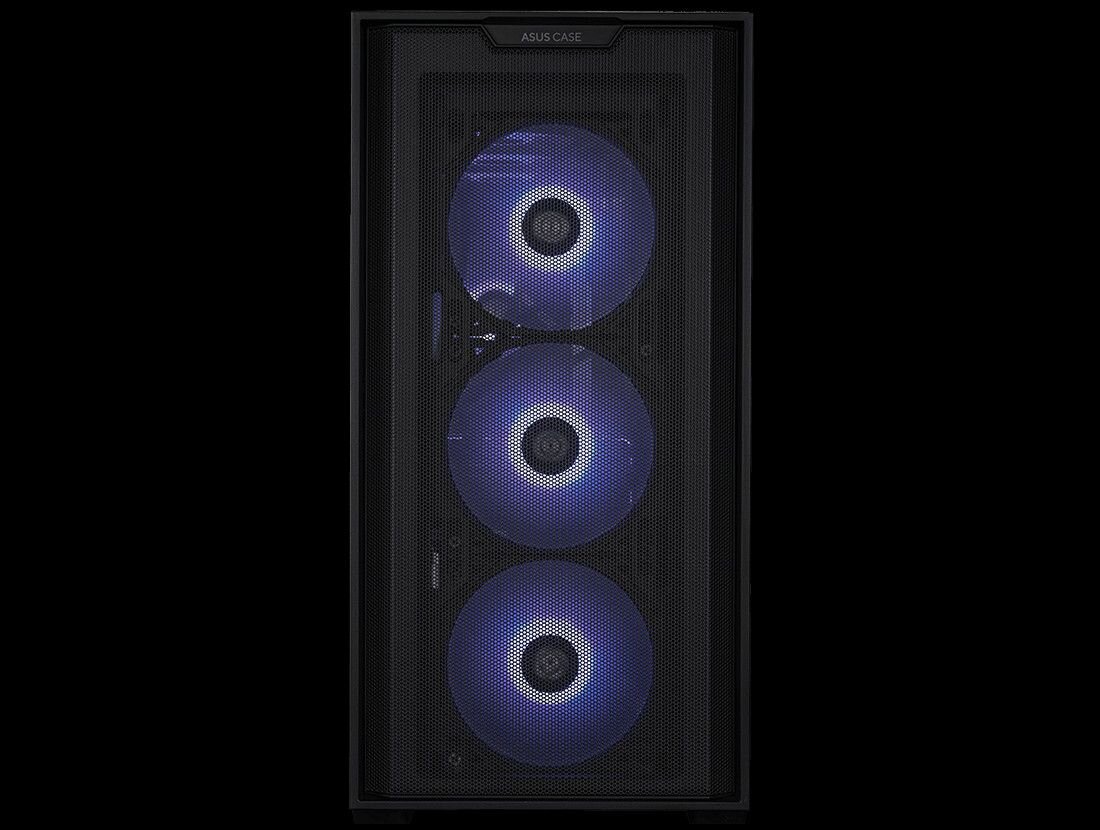 Obudowa ASUS A21 - przepływ powietrza