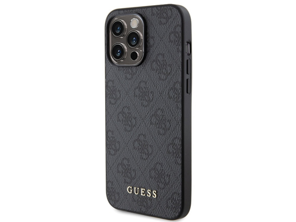 GUESS 4G Metal Gold Logo estetycznej skóry ekologicznej przyjemna w dotyku odporna na drobne zarysowania