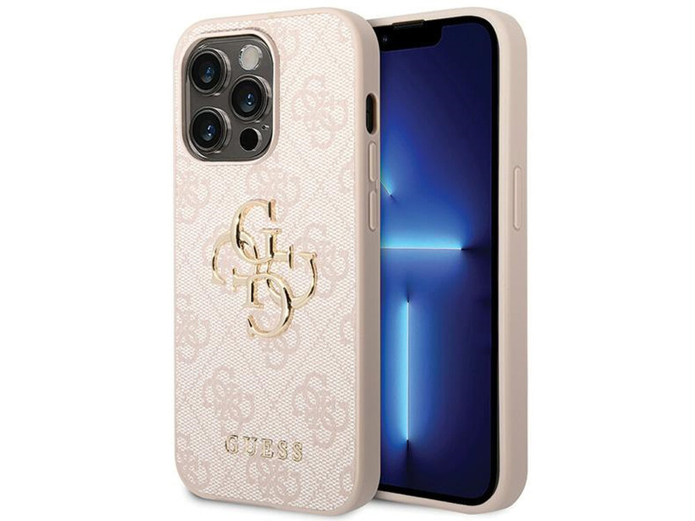 GUESS 4G Big Metal Logo etui przód tył pokrowiec case obudowa