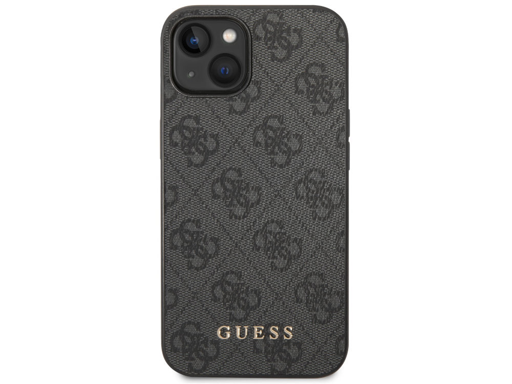 GUESS 4G Metal Gold Logo podniesione krawędzie chronią ekran i aparat przed zarysowaniami i uderzeniami Solidna konstrukcja