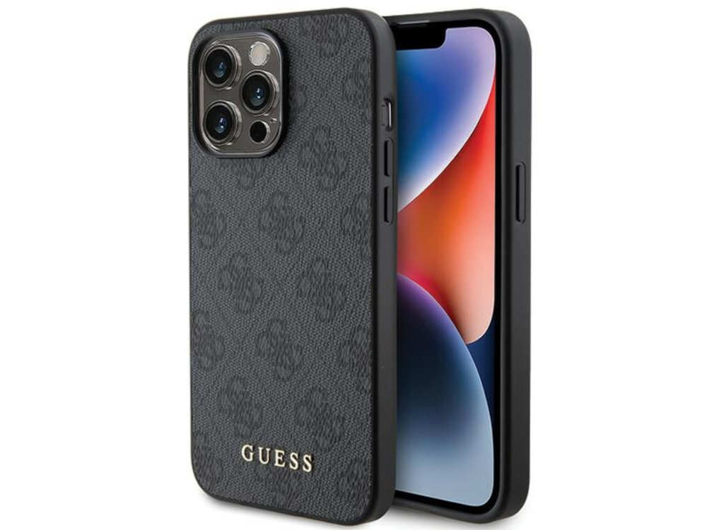 GUESS 4G Metal Gold Logo wzór 4G złote metaliczne logo