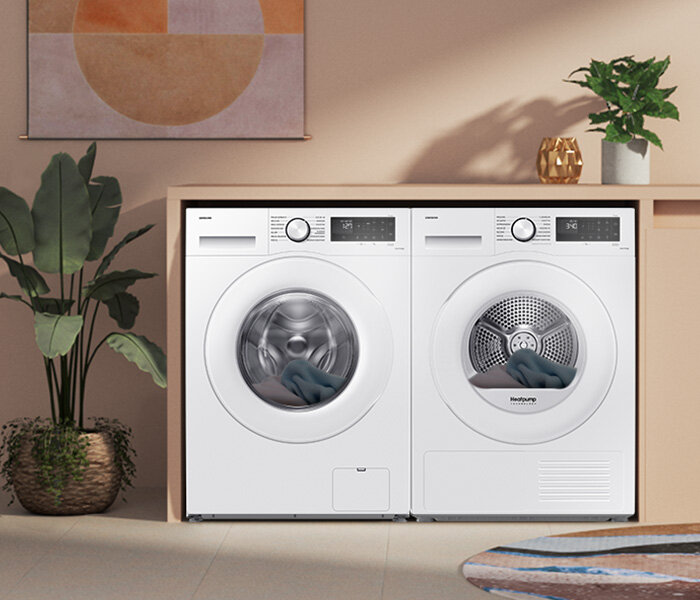 Suszarka DV90CGC2A0TE w zestawie z pralką Samsung Suszarka OptimalDry 9kg DV90CGC2A0TE w zestawie z pralką Samsung