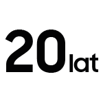 Symbol 20 letniej gwarancji pralki EcoBubble AI Energy WW90CGC04DAH marki Samsung