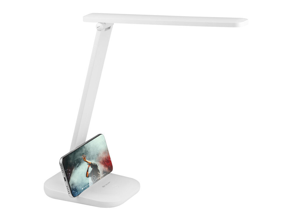 Lampka biurkowa TRACER Blanca pomaga w koncentracji zmniejsza zmęczenie oczu uniwersalny, minimalistyczny design