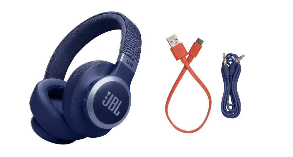 Słuchawki nauszne JBL Live 770NC zestaw