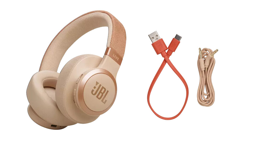 Słuchawki nauszne JBL Live 770NC zestaw