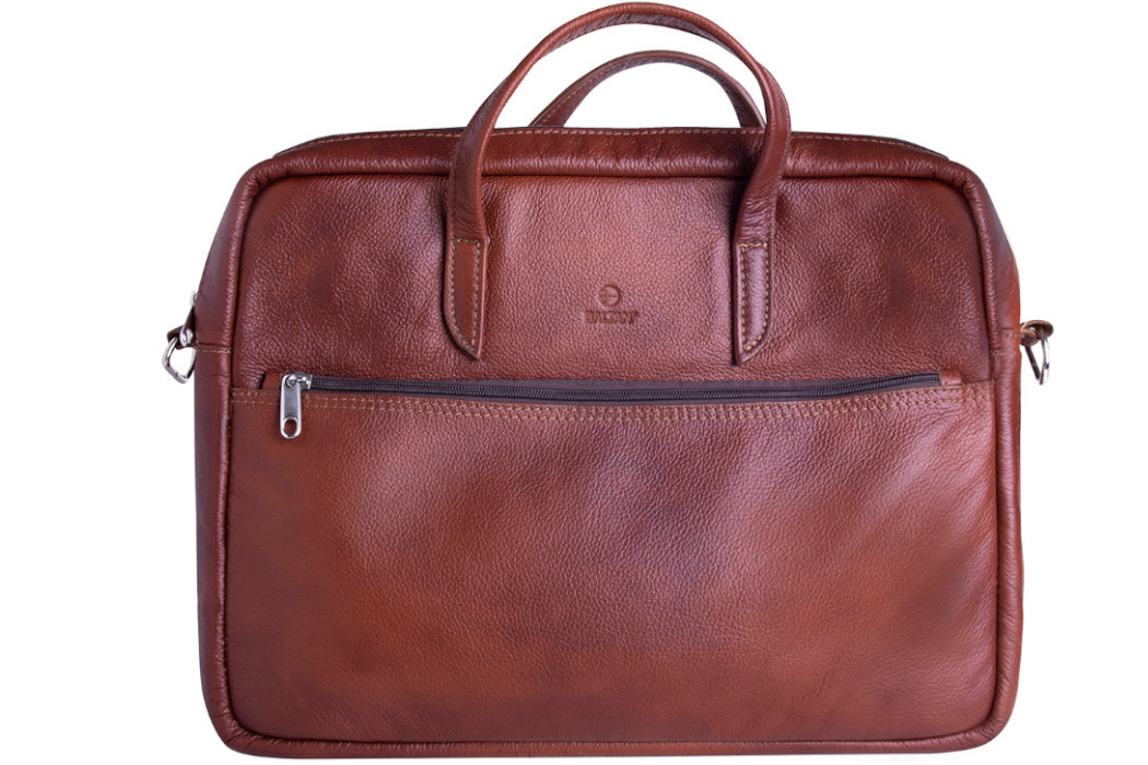 Torba na laptopa BALTAN 15,6 cali Czarny minimalizm elegancja klasyka wygoda podróże produkcja skóra lakier naturalne