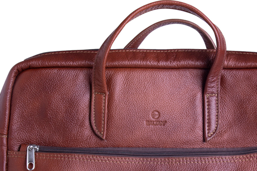 Torba na laptopa BALTAN 15,6 cali Czarny minimalizm elegancja klasyka wygoda podróże produkcja skóra lakier naturalne