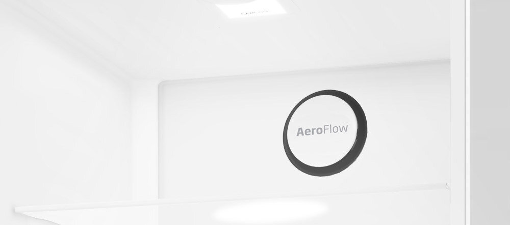LODÓWKA BEKO BCNA275E41SN oświetlenie LED widoczność światło naturalne energooszczędność