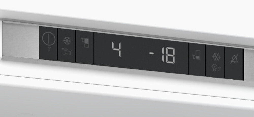 LODÓWKA BEKO BCNA275E41SN Wyświetlacz elektroniczny sterowanie łatwe ustawienia temperatura