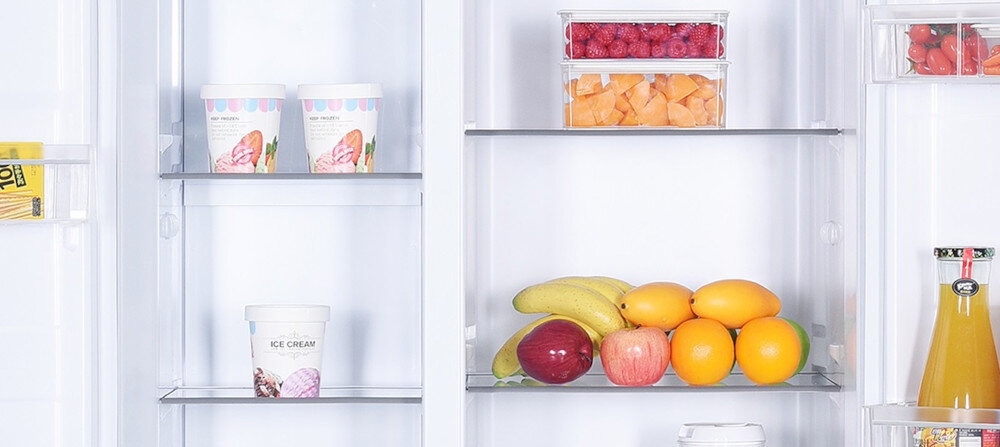 LODÓWKA BEKO GNO5322XPN półki szkło hartowane trwałe bezpieczne