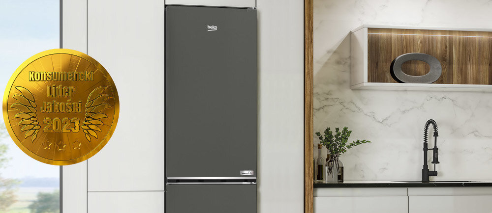 LODÓWKA BEKO B5RCNA365HG wygodne użytkowanie SmoothFit™ ustawienie narożnik otwieranie