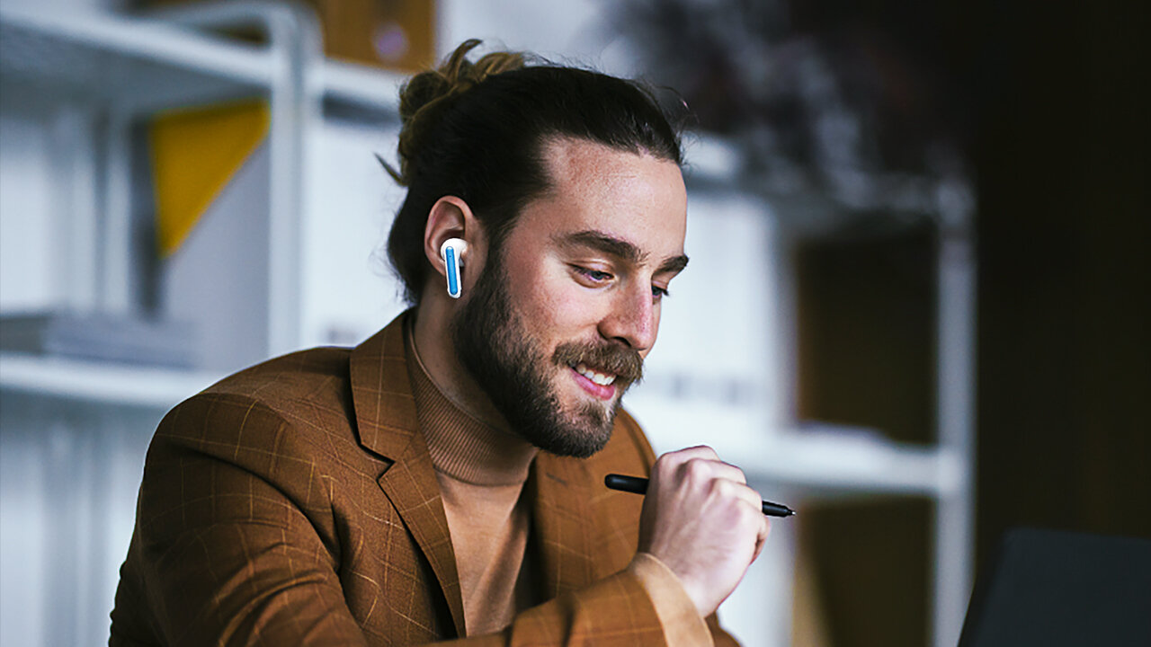 SŁUCHAWKI BLUETOOTH TECNO SONIC 1 design komfort lekkość dźwięk jakość wrażenia słuchowe ergonomia lekkość sport aktywność podróże czas pracy działanie akumulator
