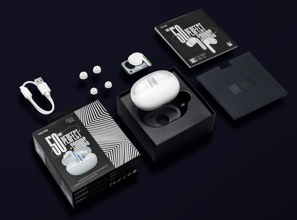 SŁUCHAWKI BLUETOOTH TECNO SONIC 1 design komfort lekkość dźwięk jakość wrażenia słuchowe ergonomia lekkość sport aktywność podróże czas pracy działanie akumulator