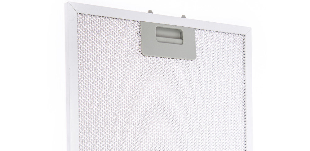 OKAP GLOBALO Lonatio 90.1 biały filtr przeciwtłuszczowy aluminiowy węglowy czyste powietrze