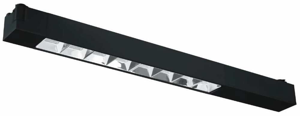 Lampa szynowa DPM X-Line STF-20W-B Czarny do montazu do systemu szynowego 1-fazowego X-LINE DPM nie wymaga specjalnych umiejetnosci i narzedzi plytka montazowa