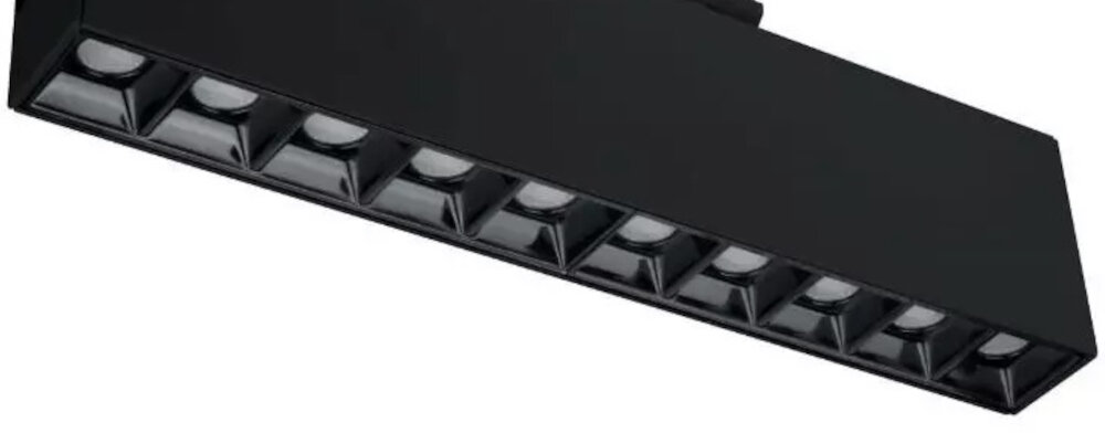 Lampa szynowa DPM X-Line STF2-10W-B Czarny wbudowane zrodlo swiatla moc 10 W 10 diod LED typu COB zywotnosc do 25000 godzin strumien swietlny 750 lm naturalna barwa swiatla o temperaturze 4000 K barwa uniwersalna
